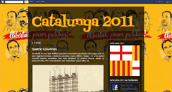 Desktop Screenshot of catalunya2011.blogspot.com