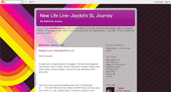 Desktop Screenshot of newlifeline-jaydotssljourney.blogspot.com