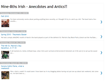Tablet Screenshot of nine8thsirish.blogspot.com