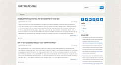 Desktop Screenshot of martinilifestyle.blogspot.com