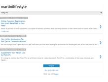 Tablet Screenshot of martinilifestyle.blogspot.com