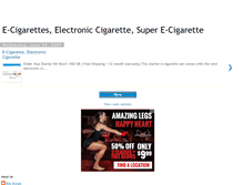 Tablet Screenshot of e-cigarettes-smoking.blogspot.com