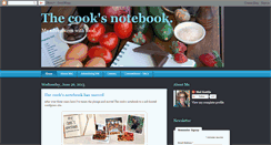 Desktop Screenshot of cooks-notebook.blogspot.com