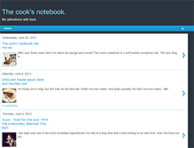 Tablet Screenshot of cooks-notebook.blogspot.com