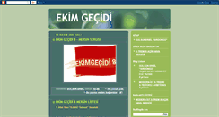 Desktop Screenshot of ekimgecidi.blogspot.com