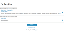 Tablet Screenshot of flashynista.blogspot.com