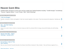 Tablet Screenshot of heavenscentbliss.blogspot.com