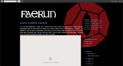 Desktop Screenshot of faerun2009.blogspot.com