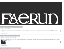 Tablet Screenshot of faerun2009.blogspot.com