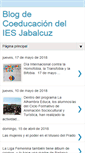 Mobile Screenshot of coeducacioniesjabalcuz.blogspot.com