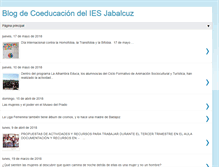 Tablet Screenshot of coeducacioniesjabalcuz.blogspot.com