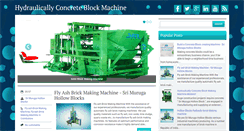 Desktop Screenshot of hydraulicallyconcreteblockmachine.blogspot.com