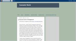 Desktop Screenshot of economics-times.blogspot.com