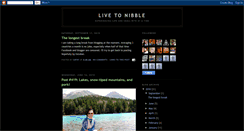 Desktop Screenshot of livetonibble.blogspot.com