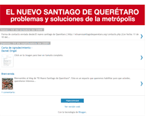 Tablet Screenshot of elnuevosantiagodequeretaro.blogspot.com