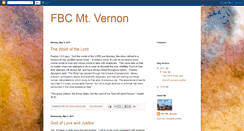 Desktop Screenshot of fbcmtvernon.blogspot.com