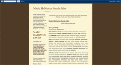 Desktop Screenshot of madu-habbatussauda-jahe.blogspot.com