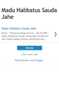Mobile Screenshot of madu-habbatussauda-jahe.blogspot.com