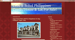 Desktop Screenshot of cebuandboholphilippineshouseandlot.blogspot.com