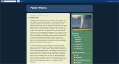 Desktop Screenshot of powerwriters.blogspot.com