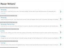 Tablet Screenshot of powerwriters.blogspot.com