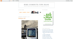 Desktop Screenshot of bikecommutetips.blogspot.com