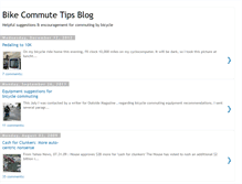 Tablet Screenshot of bikecommutetips.blogspot.com
