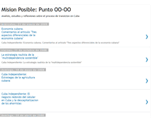 Tablet Screenshot of misionposiblepuntocero-cero.blogspot.com