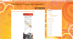 Desktop Screenshot of periodismo-translucido.blogspot.com