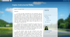 Desktop Screenshot of gabrielagonzalez042006.blogspot.com