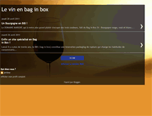 Tablet Screenshot of my-bag-in-box.blogspot.com