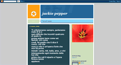 Desktop Screenshot of jackiethepepper.blogspot.com