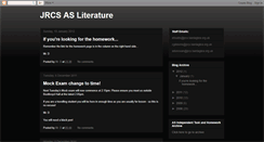 Desktop Screenshot of jrcsasliterature.blogspot.com