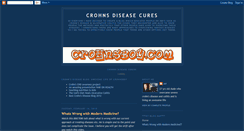 Desktop Screenshot of crohnsdiseasecures.blogspot.com