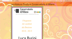 Desktop Screenshot of consmilano-direttoremaestrolucaburini.blogspot.com