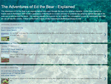 Tablet Screenshot of edthebearproject.blogspot.com