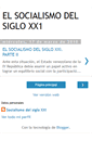 Mobile Screenshot of elsocialismodelsigloxx1.blogspot.com