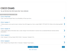 Tablet Screenshot of ciscoexams-cisco.blogspot.com