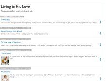 Tablet Screenshot of livinginhislove-shauna.blogspot.com