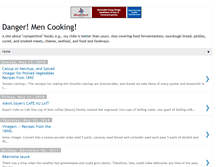 Tablet Screenshot of dangermencooking.blogspot.com