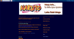 Desktop Screenshot of narutoninjainfo.blogspot.com