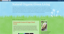 Desktop Screenshot of naturalorganicgreenliving.blogspot.com