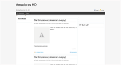 Desktop Screenshot of amadoras-hd.blogspot.com