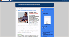 Desktop Screenshot of formaciondireccionempresaria.blogspot.com
