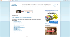 Desktop Screenshot of 10-freeclassifieds.blogspot.com