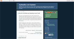 Desktop Screenshot of mydatabus.blogspot.com
