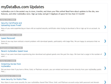 Tablet Screenshot of mydatabus.blogspot.com