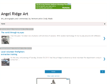 Tablet Screenshot of angelridgeart.blogspot.com