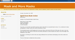 Desktop Screenshot of mask-and-more-masks.blogspot.com