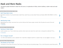 Tablet Screenshot of mask-and-more-masks.blogspot.com